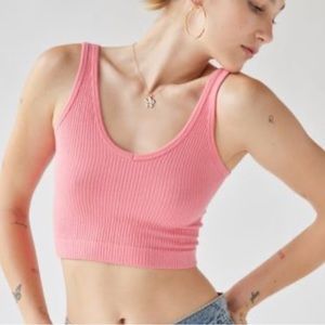 Urban Outfitters Drew Seamless Ribbed Top
